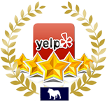 yelp 5 star badge