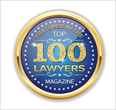 top 100 lawyers magazine badge