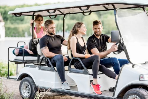 6 seat golf cart