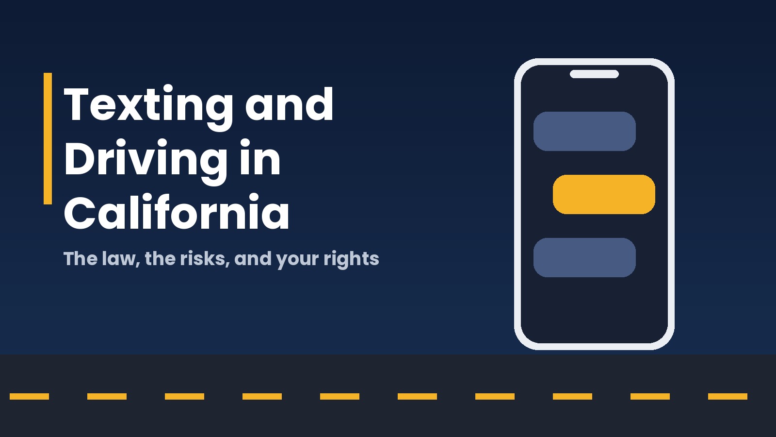 Featured image for “Texting and Driving in California: The Law, the Risks, and Your Rights”